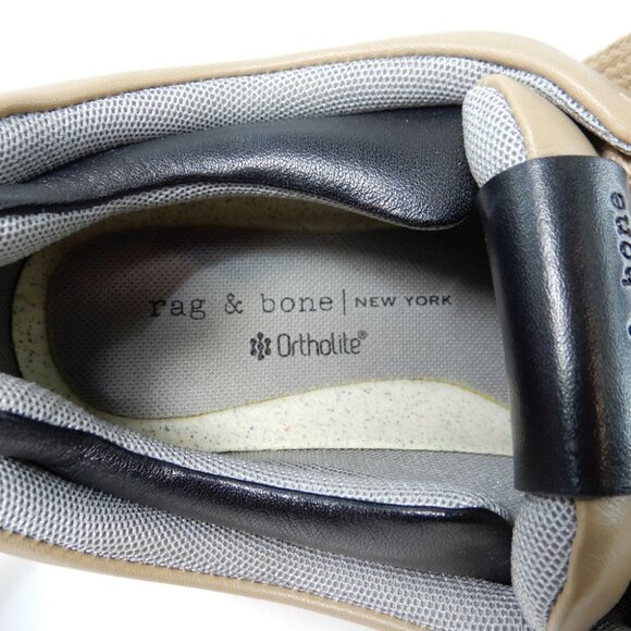 Rag & Bone Retro Pro Platform Sneakers Camel Leather Ortholite NEW $325 - Picture 10 of 16